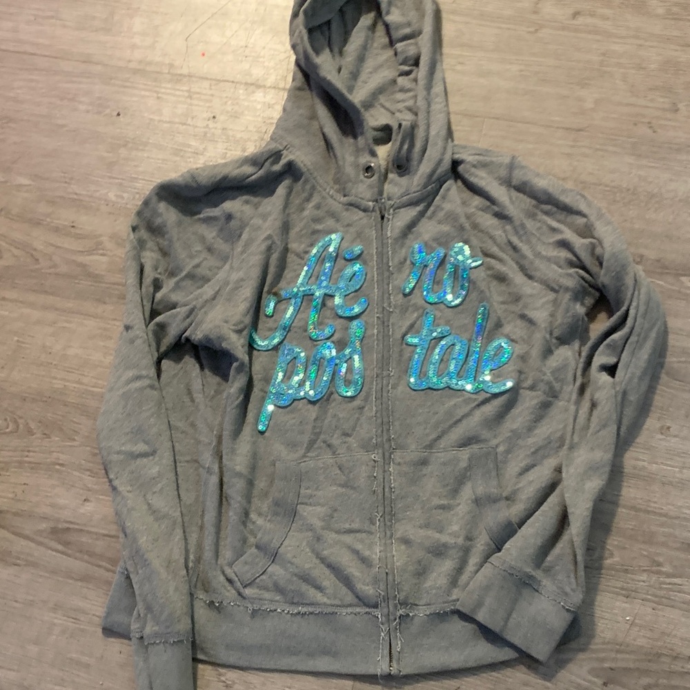 Aeropostale Gray Knit Fabric